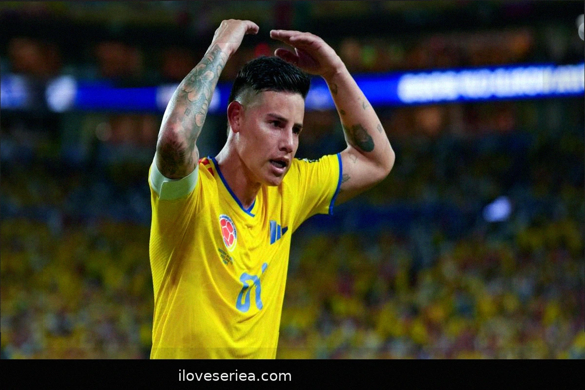James Rodriguez Says Goodbye to the Colombian National Team