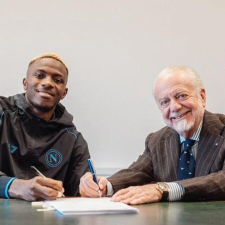 Napoli: Osimhen Joins Training Camp Unless De Laurentiis Sells Him