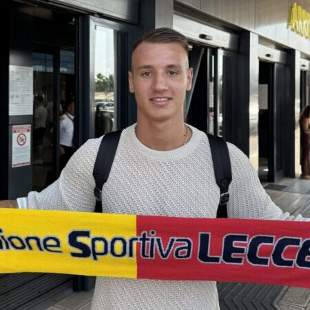 Francesco Camarda Arrives in Salento Ahead of Lecce Move