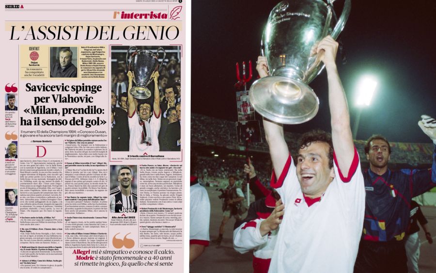 Preview Savicevic’s Advice to AC Milan: “Sign Vlahovic, He Has a Nose for Goal”