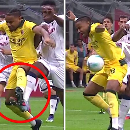 Penalty Denied to Nkunku in Milan-Bologna: Referees Fabbri and Marcenaro Suspended