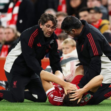 Leoni’s Dream Debut Turns into Nightmare After Serious Injury at Liverpool