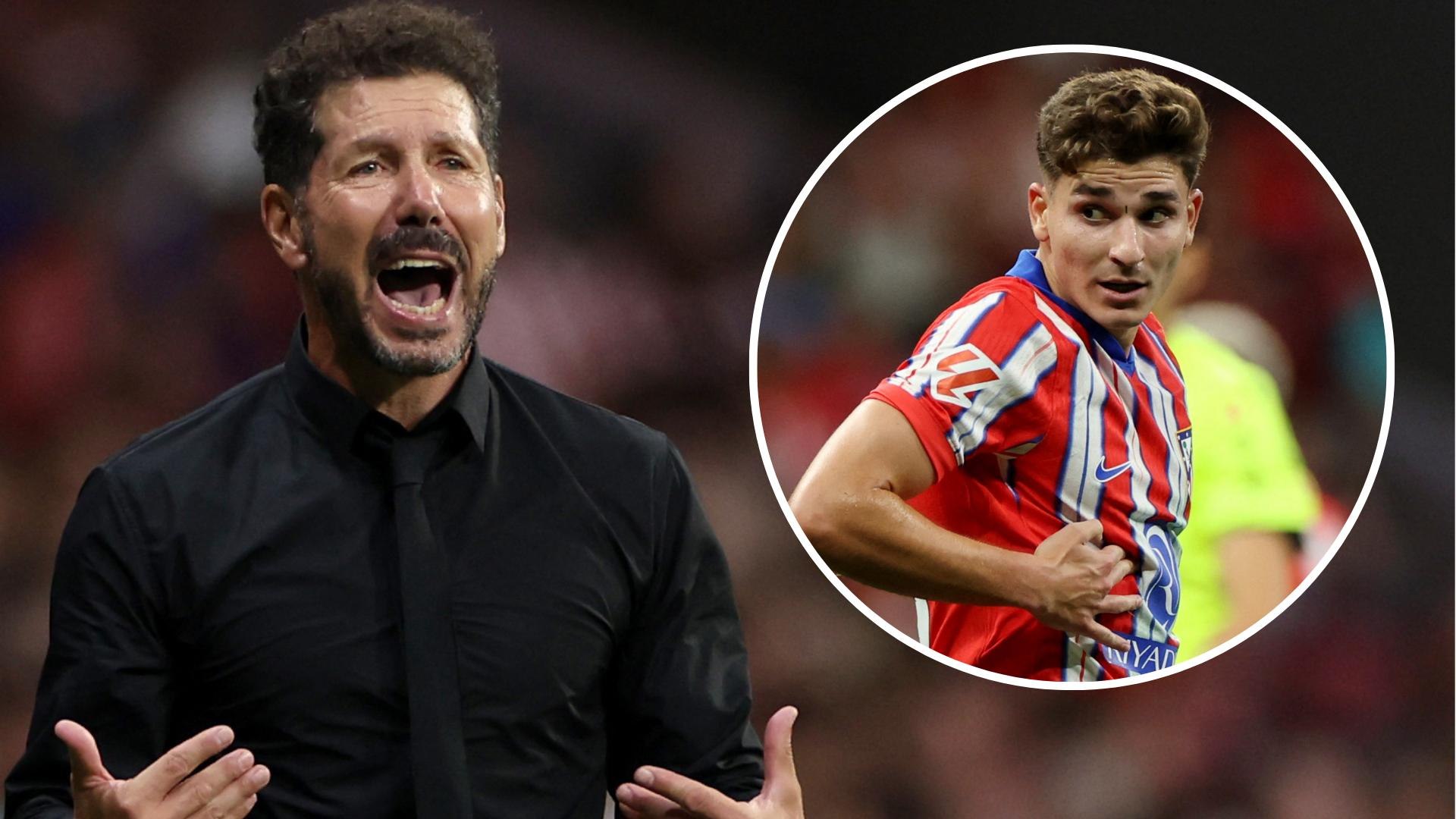 Preview Simeone’s Emotional Victory: Cholo Praises Nico Gonzalez and Julian Alvarez After Derby Rout