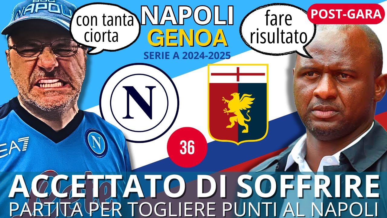 Preview Napoli-Genoa: Vieira in conferenza stampa, ‘Più voglia di combattere’ dopo l’estate calda