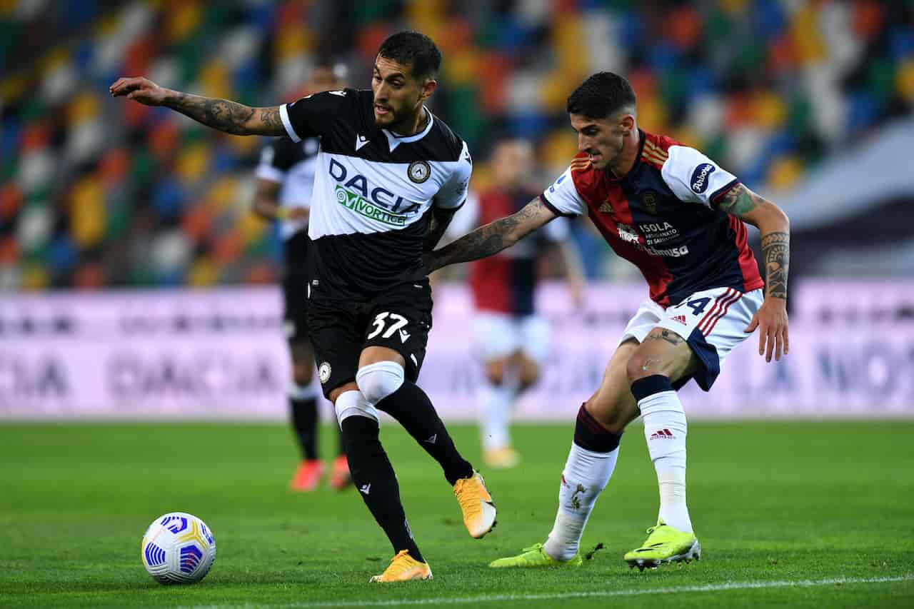 Preview Udinese’s Wasteful Performance Leads to Regrets; Cagliari Praises Borrelli
