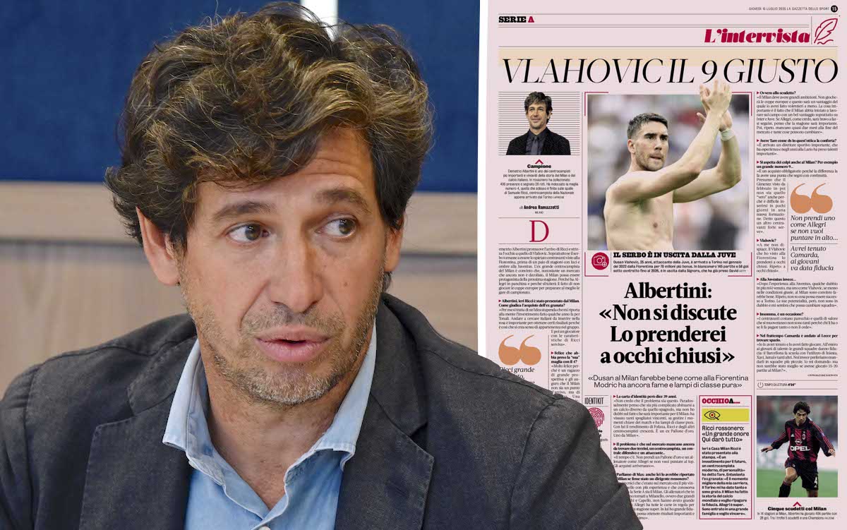 Preview Albertini: “Allegri può far rendere Leao al massimo. Modric? Bello, bellissimo”