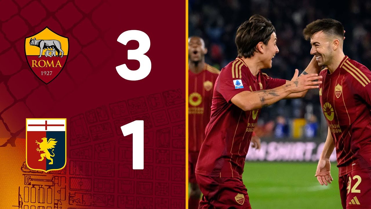 Preview Roma and Genoa: Separated by Four Points, Defined by the Second Half