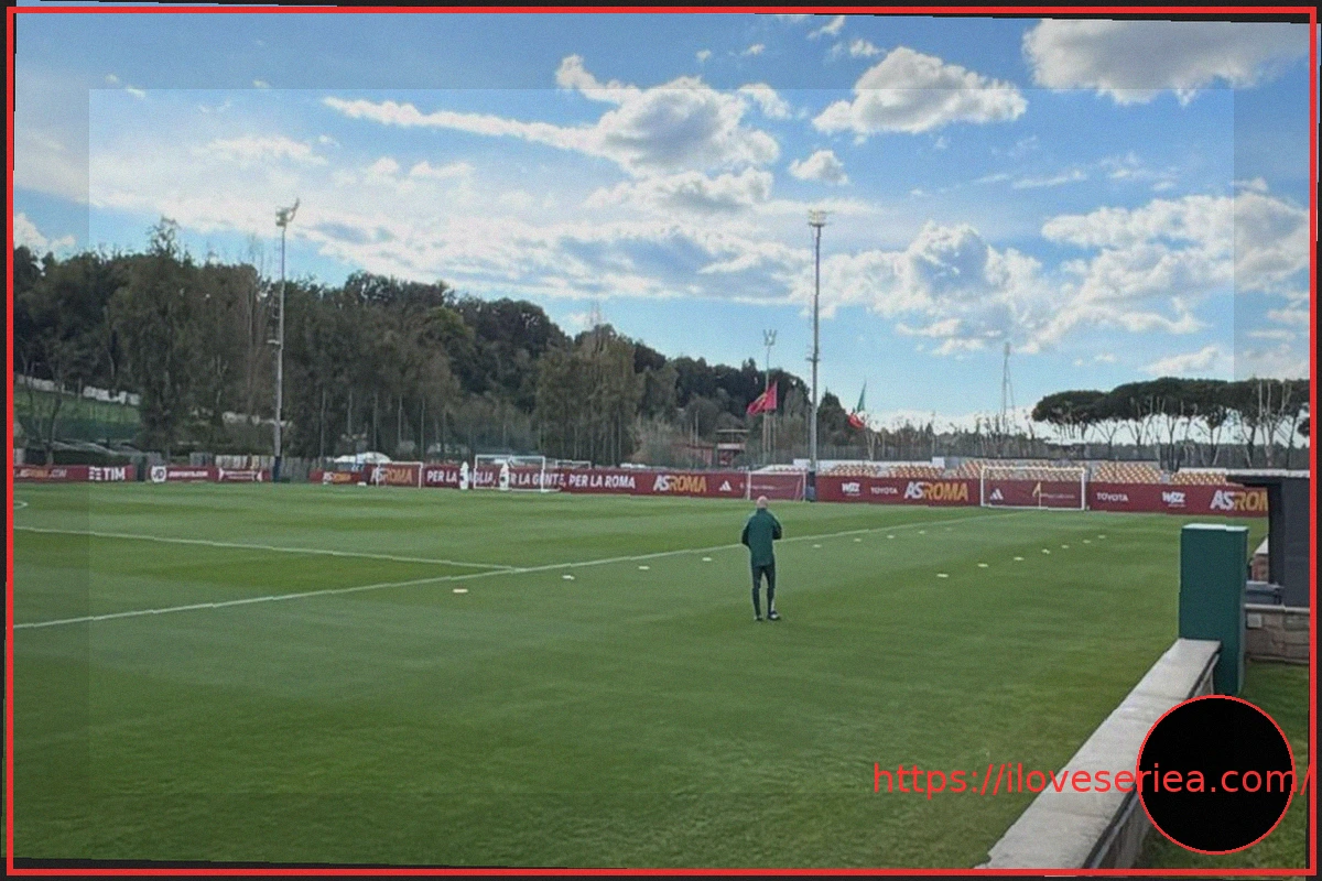Preview Roma Training Session: Passing Drills and Small-Sided Game; Koné Present, Mancini Sports Calf Bandage