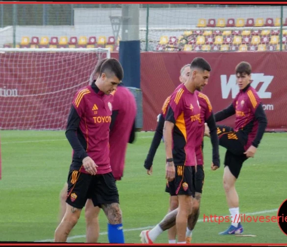 Svilar and Malen Impress in Roma Training; Mancini Sidelined