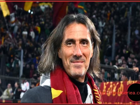 Di Biagio and Delvecchio at the Stadium to Remember Cherubini: The South Stand Banner