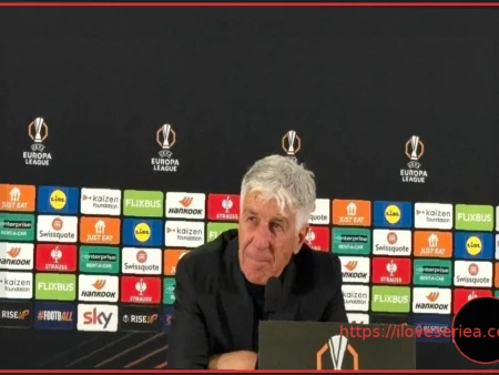 Roma vs Atalanta: Gasperini’s Press Conference Tomorrow at 1:30 PM